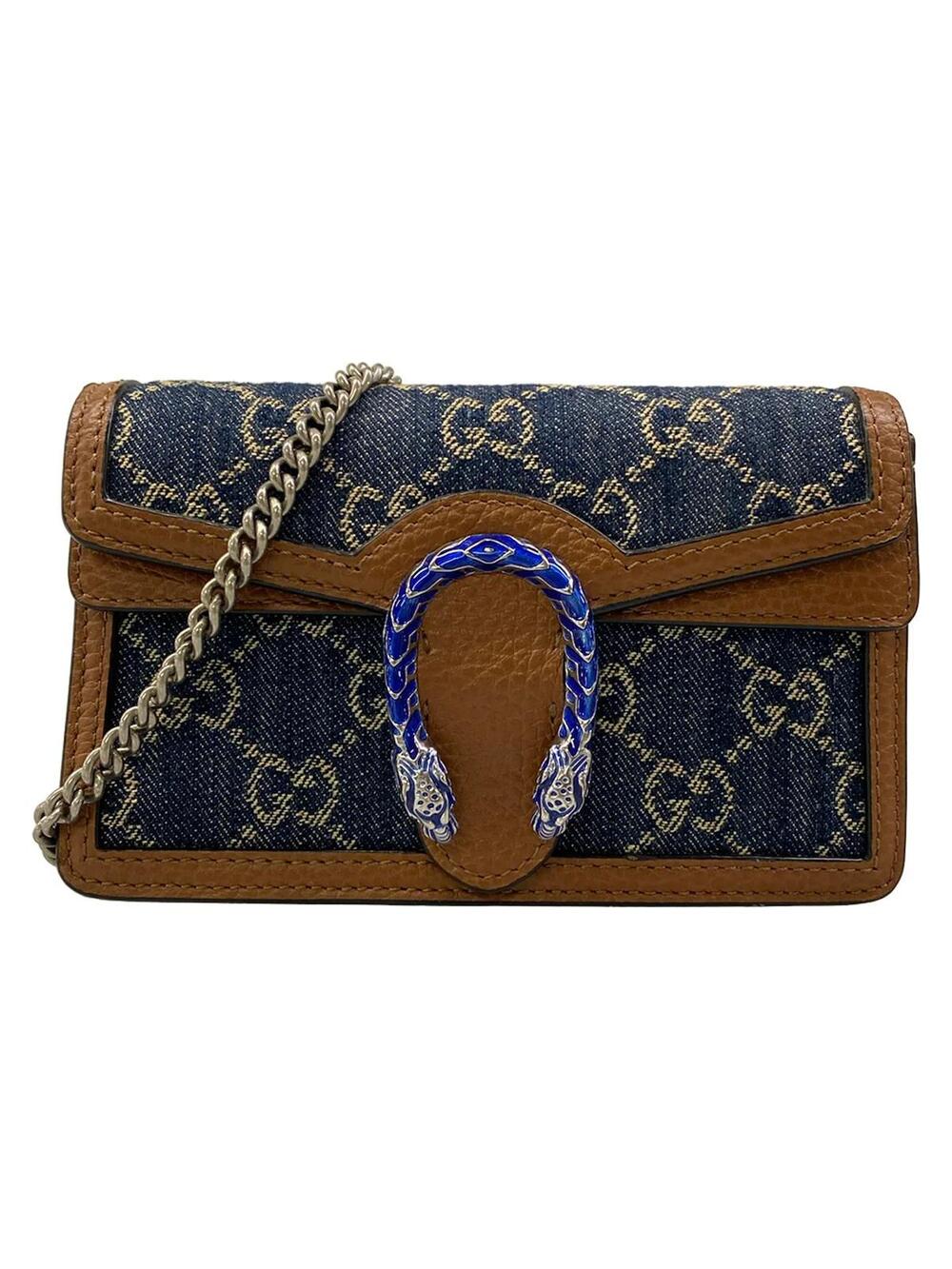 Gucci Dionysus Navy Brown Denim Leather #352957G12B